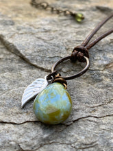 Load image into Gallery viewer, Czech Glass Angel Wing Necklace - Zion
