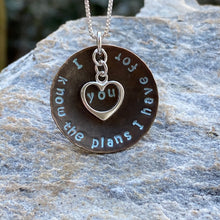 Load image into Gallery viewer, Jeremiah 29:11 Necklace- I Know The Plans I Have For You
