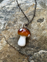 Load image into Gallery viewer, Mushroom Necklace in Bronze
