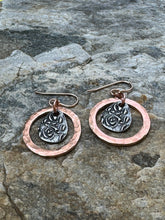 Load image into Gallery viewer, Hammered Copper Dangles
