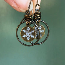 Load image into Gallery viewer, Snowflake Earrings
