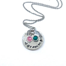 Load image into Gallery viewer, Birthstone Grammy Necklace
