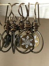 Load image into Gallery viewer, Snowflake Earrings
