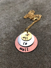 Load image into Gallery viewer, Disc Pendant Necklace
