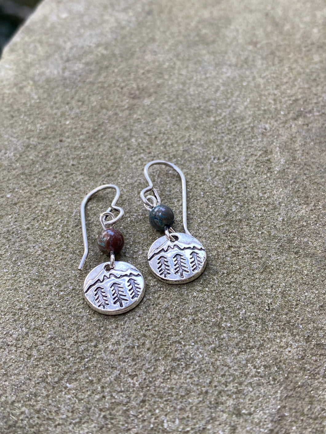 Mountain Necklace/Earrings Set - New Hampshire