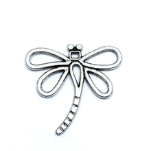 Load image into Gallery viewer, Dragonfly Charm Silver
