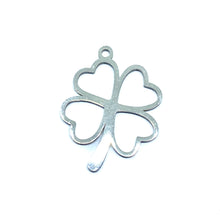 Load image into Gallery viewer, Stainless Steel Four-Leaf Clover
