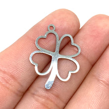 Load image into Gallery viewer, Stainless Steel Four-Leaf Clover
