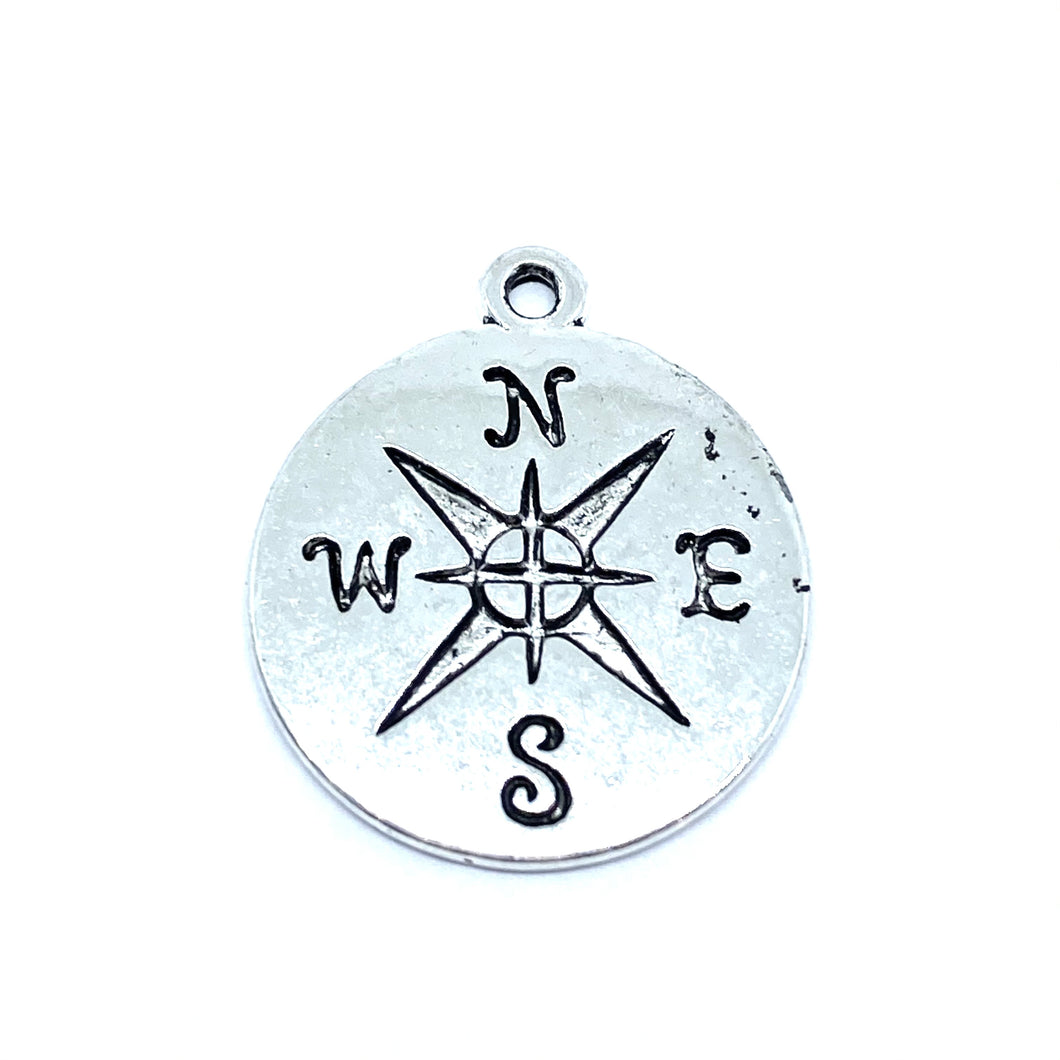 Medium Silver Compass