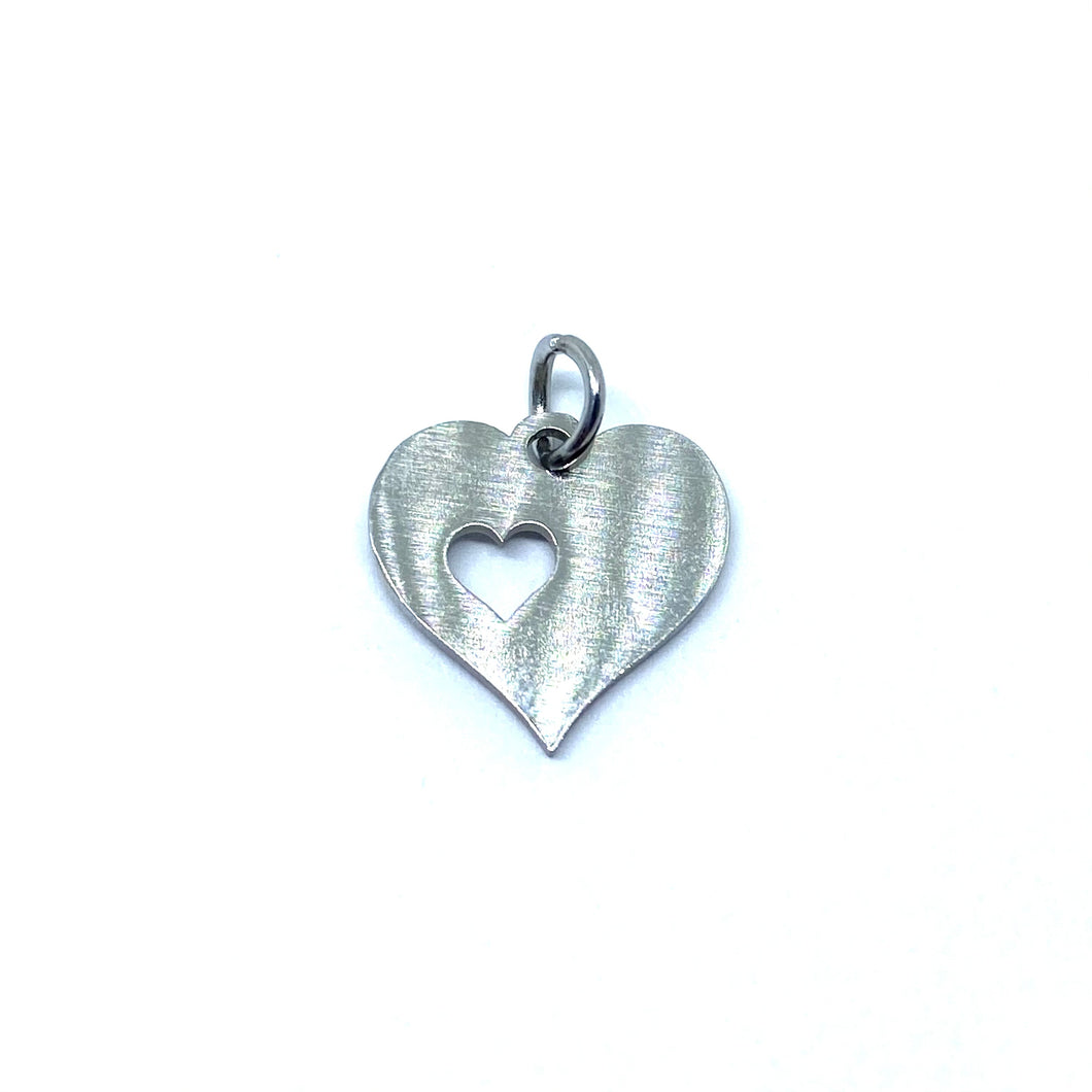 Stainless Steel Cutout Heart