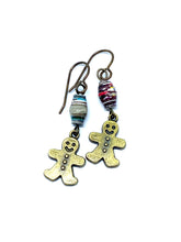 Load image into Gallery viewer, Gingerbread Man Earrings

