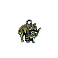 Load image into Gallery viewer, Bronze Mama and Baby Elephant

