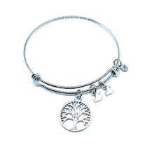 Load image into Gallery viewer, Tree of Life and Little Bird Bangle
