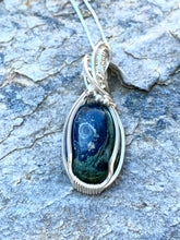 Load image into Gallery viewer, Polar Jade Silver Stone Pendant

