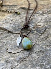 Load image into Gallery viewer, Czech Glass Angel Wing Necklace - Zion
