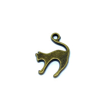 Load image into Gallery viewer, Bronze Stretching Cat

