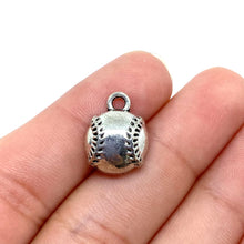 Load image into Gallery viewer, Steel Baseball Necklace
