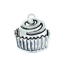 Load image into Gallery viewer, Large Silver Cupcake

