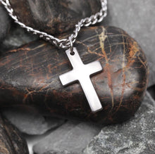 Load image into Gallery viewer, Stainless Steel Men&#39;s Cross Necklace
