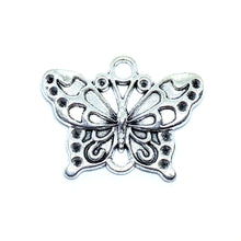 Load image into Gallery viewer, Medium Decorative Silver Butterfly

